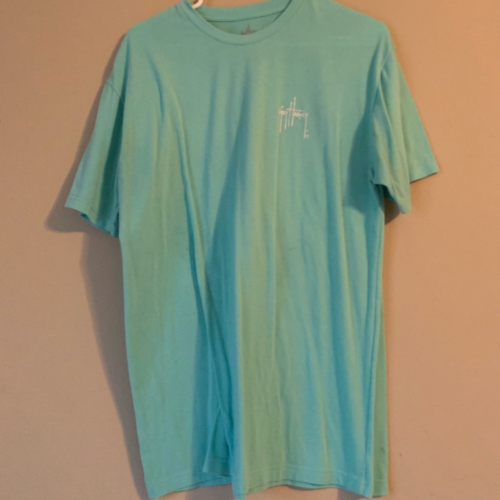 Men’s teal guy harvey shirt